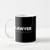 弁護士の請求書読み取り用 コーヒーマグカップ (左)
