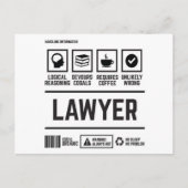 弁護士の論理的推論と悪魔の仲間 ポストカード (正面)