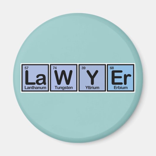 弁護士の資格 マグネット (正面)