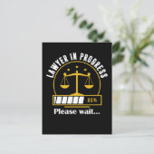 弁護士の進おもしろい捗 ポストカード (スタンド正面)