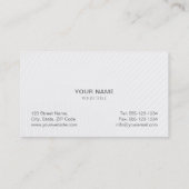 弁護士の金ゴールドの一見の柱アイコンプロフェッショナルの黒 名刺 (裏面)