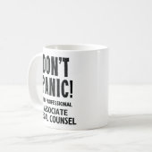 弁護士の関連付け コーヒーマグカップ (正面左)