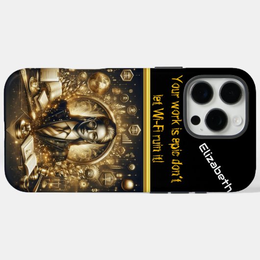 弁護士の黄金の正義 Case-Mate iPhoneケース (裏面 (横))