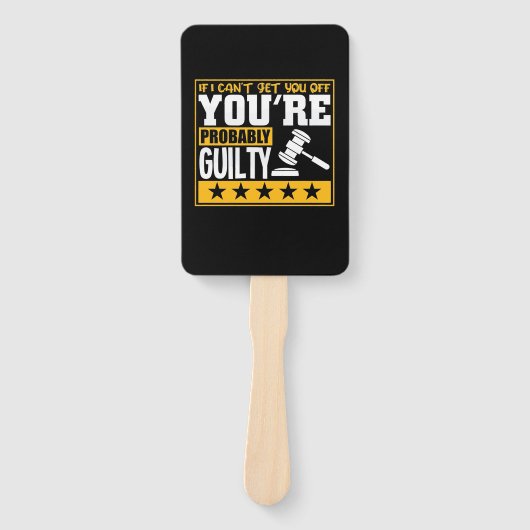 弁護士はおそらく有罪だ ハンドファン (正面)