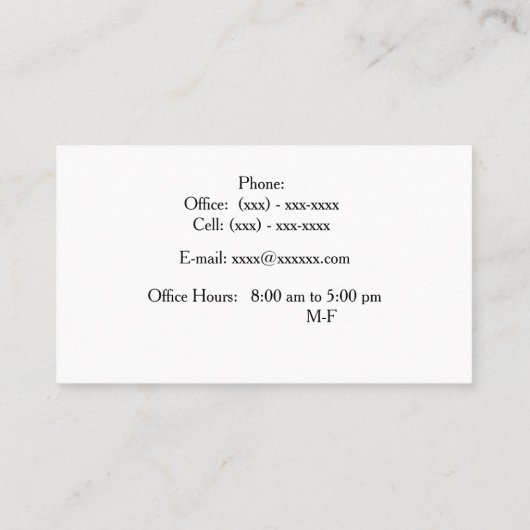 弁護士はかりで測の名刺の輝き 名刺 (裏面)