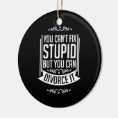 弁護士はそれを離婚することができる セラミックオーナメント (左)