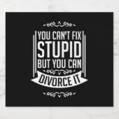 弁護士はそれを離婚することができる ビールラベル (シングルラベル)