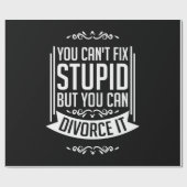 弁護士はそれを離婚することができる ラッピングペーパー (フラット)