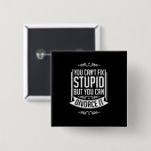 弁護士はそれを離婚することができる 缶バッジ (正面&裏面)