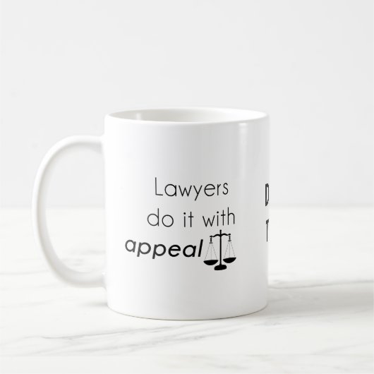 弁護士はそれを コーヒーマグカップ (左)