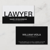弁護士はっきりした 名刺 (正面/裏面)