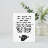 弁護士は引くことができません! ポストカード (スタンド正面)