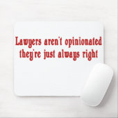 弁護士は意固地ではないマウスパッドではないです マウスパッド (マウス)