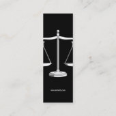 弁護士は|考えます スキニー名刺 (裏面)