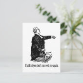 弁護士もし – 最初は成功せず、もう一度訴訟を起こす ポストカード (スタンド正面)