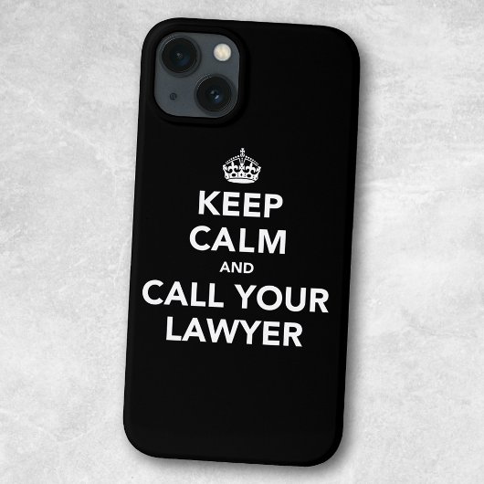 弁護士を呼べ! 面白い法律グッズ Case-Mate iPhoneケース