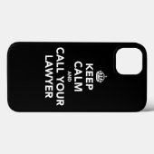 弁護士を呼べ! 面白い法律グッズ Case-Mate iPhoneケース (裏面 (横))