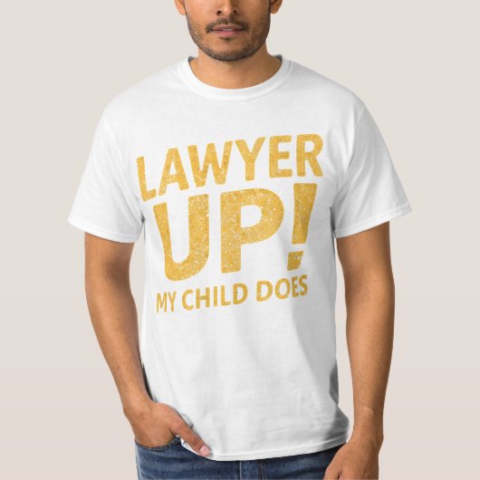 弁護士を育てました。どういたしまして Tシャツ (正面)