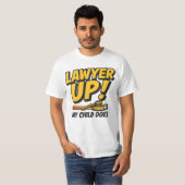 弁護士を育てました。感謝してください Tシャツ (正面フル)
