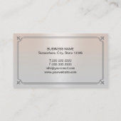 弁護士エレガントシルバー弁護士 名刺 (裏面)