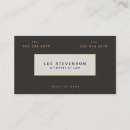 弁護士エレガントブラウンスエードルック 名刺