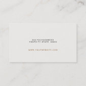 弁護士エレガントブラウンスエードルック 名刺 (裏面)