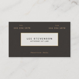 弁護士エレガントブラウンスエードルック 名刺