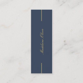 弁護士エレガントモダンプロフェッショナルブルーイエロー スキニー名刺