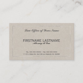 弁護士オフィスベージュリフェイクネン 名刺