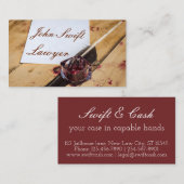 弁護士カおもしろいスタブル 名刺 (正面/裏面)