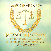 弁護士カスタマイズ法事務局詳細フロント金ゴールド ウィンドウサイン (シート3)