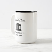 弁護士カスタム弁護士名 ツートーンマグカップ (正面左)