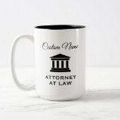 弁護士カスタム弁護士名 ツートーンマグカップ (左)