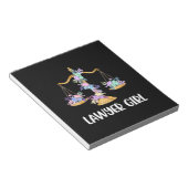 弁護士ガール ノートパッド (アングル)