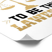 弁護士ギフトアイディア |弁護士弁護士弁護士 ポスター (角)