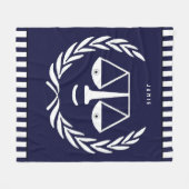 弁護士ギフト フリースブランケット (正面(横))