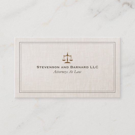 弁護士クラシック名刺 名刺 (正面)