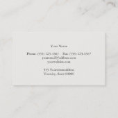 弁護士クラシック名刺 名刺 (裏面)