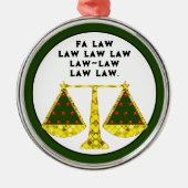 弁護士クリスマスコレクション メタルオーナメント (正面)