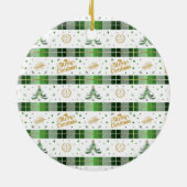 弁護士クリスマスツリーはかりで測- of Justice セラミックオーナメント (裏面)