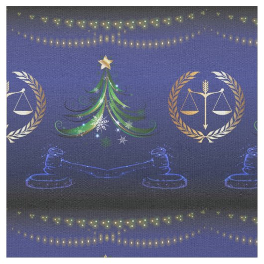 弁護士クリスマスツリーエレガント ファブリック (クローズアップ)