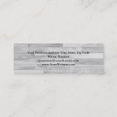 弁護士グユニークレーパーケデザイン スキニー名刺 (裏面)