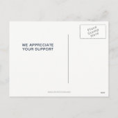 弁護士シンプルクリスマス シーズンポストカード (裏面)