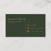 弁護士シンプルモダン 名刺 (正面)