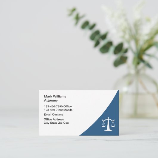 弁護士シンプル法律事務所名刺 名刺 (スタンド正面)