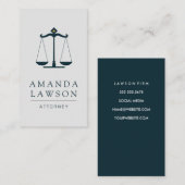 弁護士ジャスティスはかりで測アポイントメントカード 予約カード (正面/裏面)