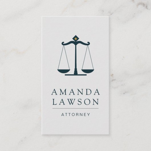 弁護士ジャスティスはかりで測アポイントメントカード 予約カード (正面)