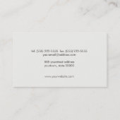 弁護士ジャスティススケールダークタウペテクスチャの外観 名刺 (裏面)