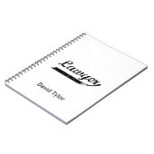 弁護士タイポグラフィ ノートブック (左側)