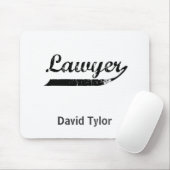 弁護士タイポグラフィ マウスパッド (マウス)